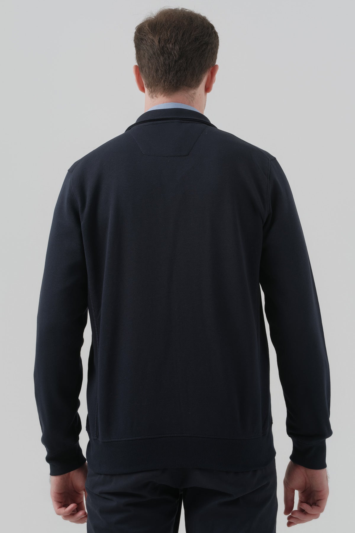 Polerón Hombre Regular Azul Marino