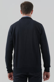 Polerón Hombre Regular Azul Marino