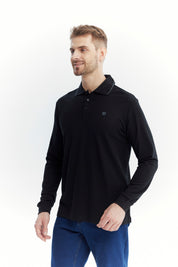 Polera Hombre Regular Negro