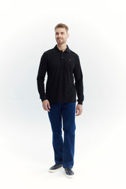 Polera Hombre Regular Negro
