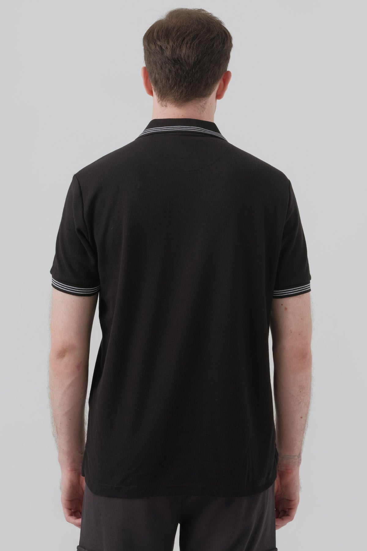 Polera Hombre Regular Negro