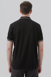 Polera Hombre Regular Negro