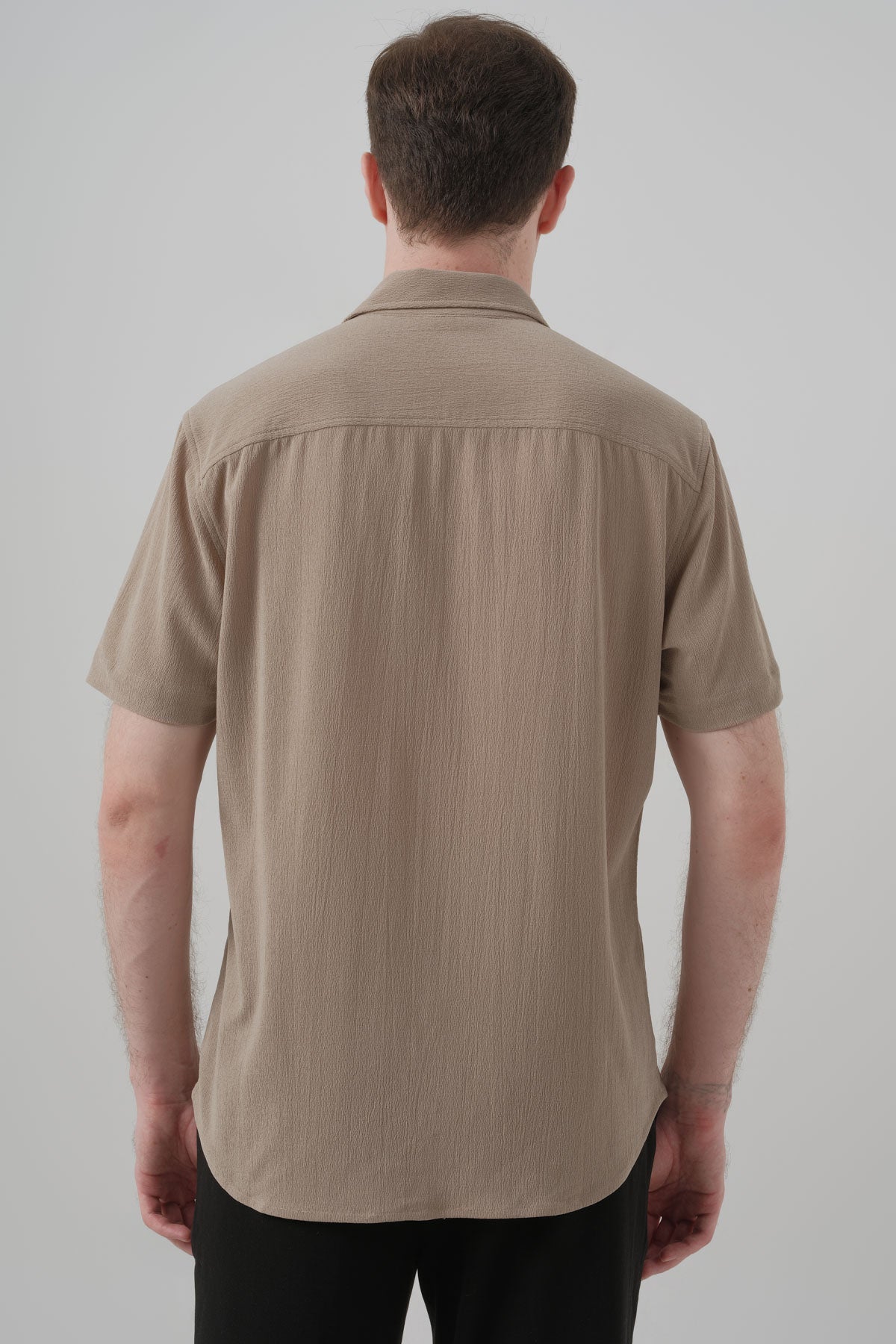 Camisa Hombre Classic Beige Oscuro