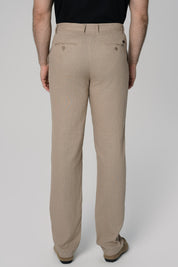 Pantalón Calce Recto Hombre Camel