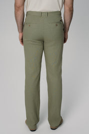 Pantalón Calce Recto Hombre Verde
