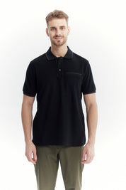 Polera Hombre Regular Negro