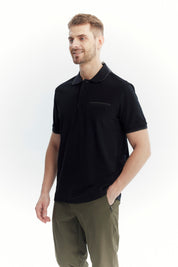 Polera Hombre Regular Negro