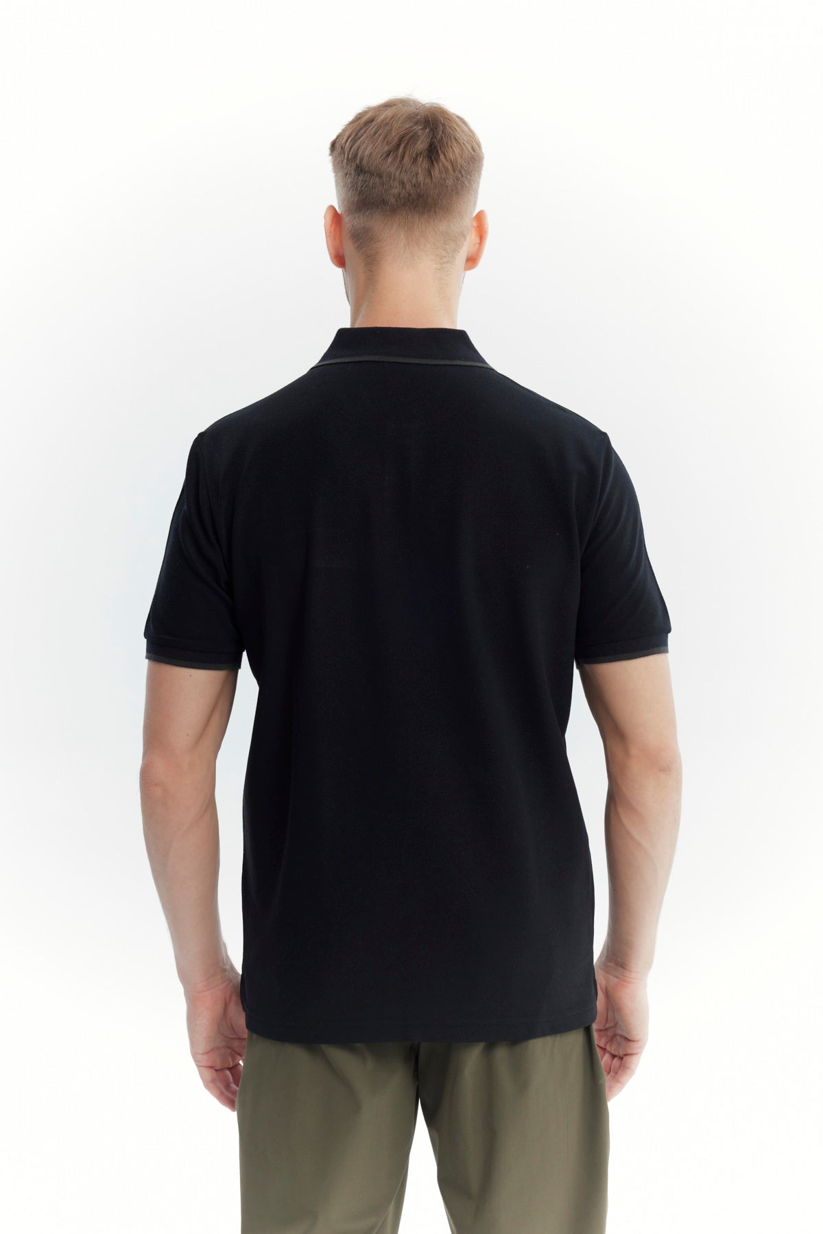 Polera Hombre Regular Negro