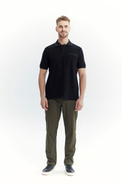 Polera Hombre Regular Negro