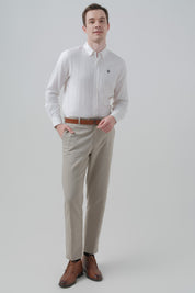 Camisa Regular Hombre Blanco