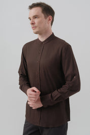 Camisa Classic Hombre Chocolate