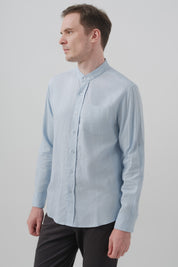 Camisa Classic Hombre Celeste