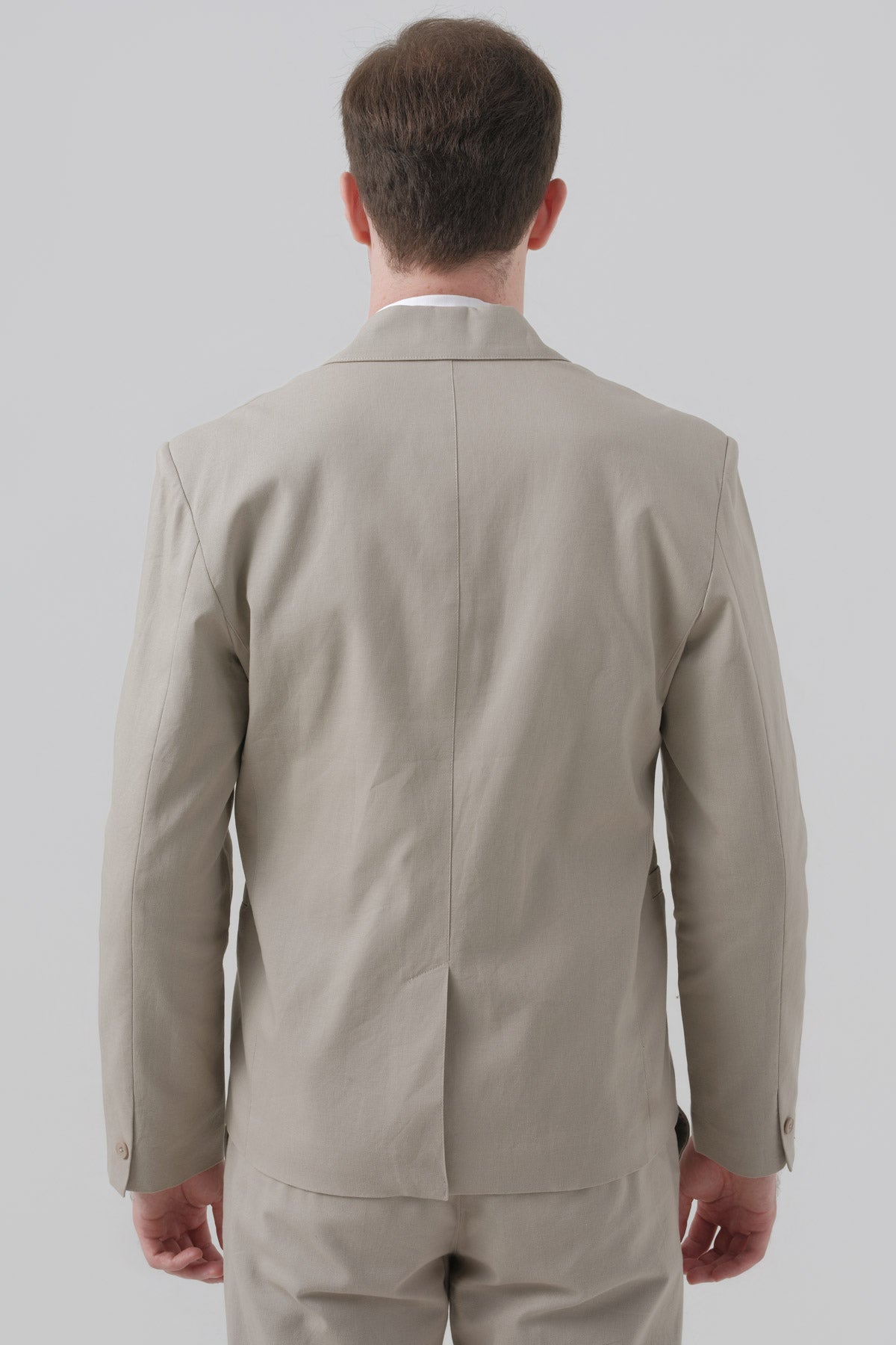 Chaqueta Regular Hombre Beige Oscuro