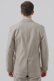 Chaqueta Regular Hombre Beige Oscuro