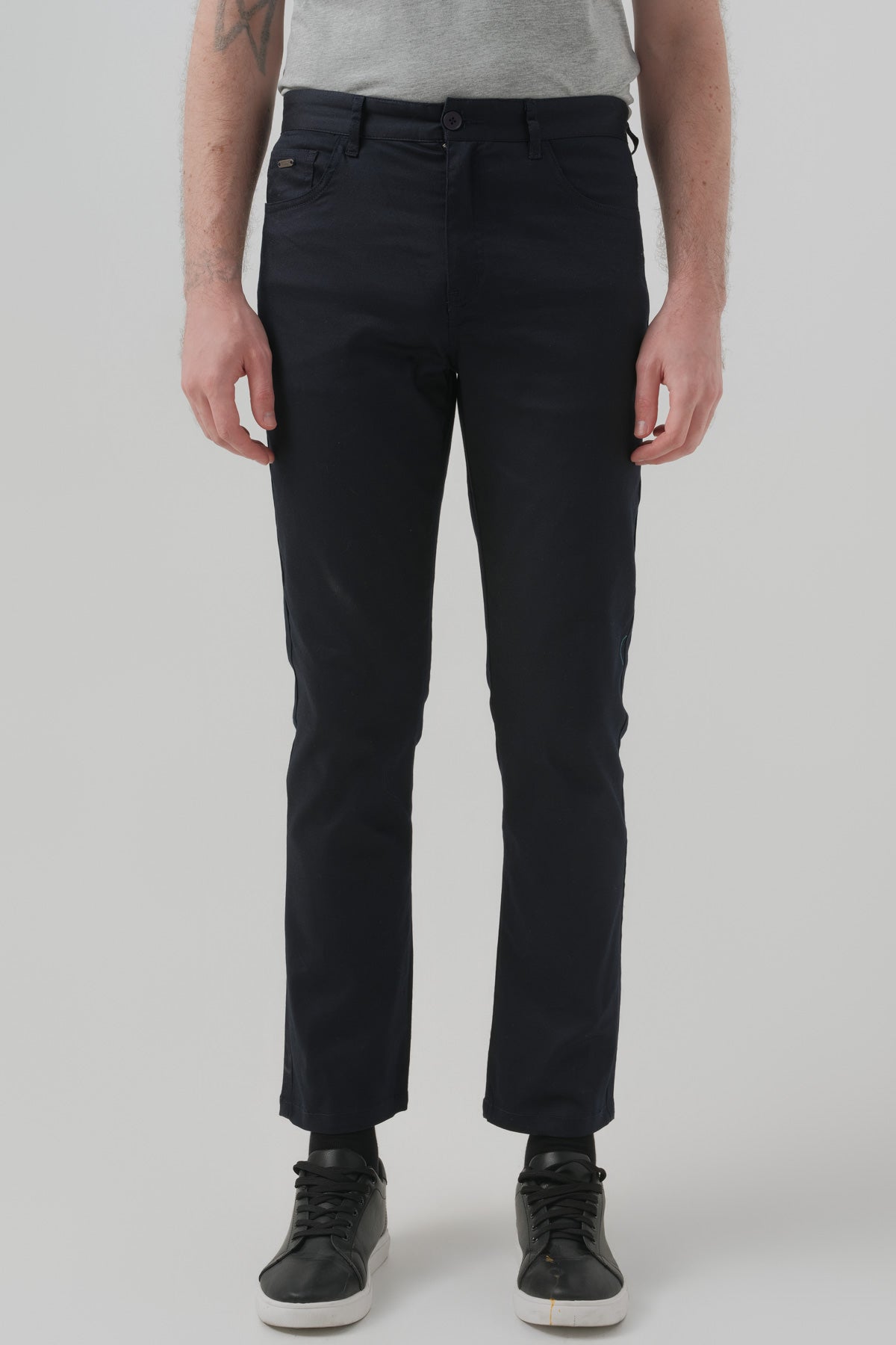 Pantalón Hombre Calce Recto Azul Marino