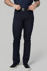 Pantalón Hombre Calce Recto Azul Marino