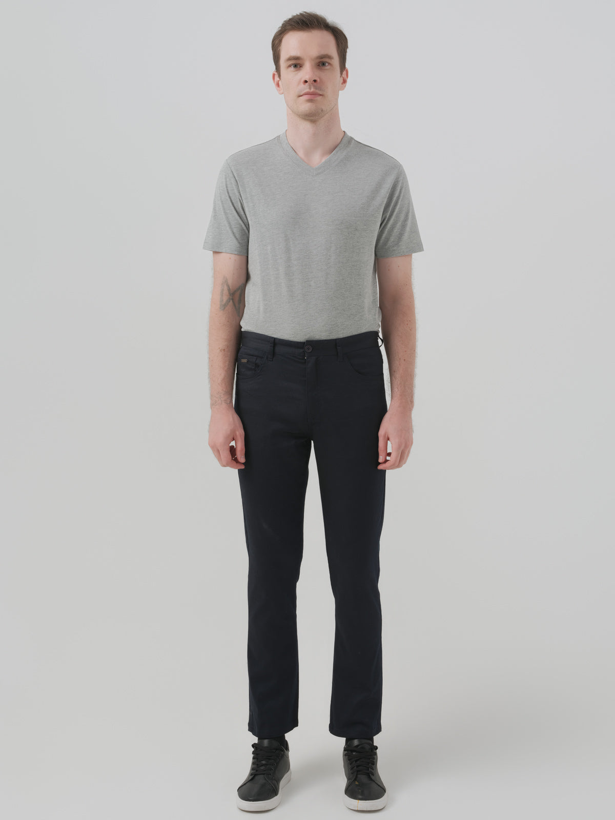 Pantalón Hombre Calce Recto Azul Marino