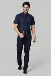 Pantalón Hombre Calce Recto Azul Marino