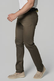 Pantalón Hombre Calce Recto Kaki