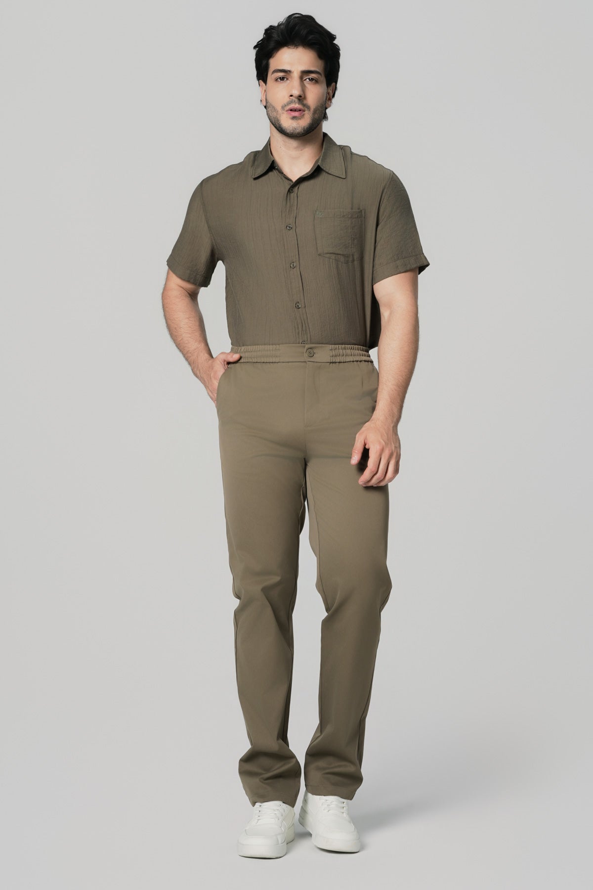 Pantalón Hombre Clásico Kaki