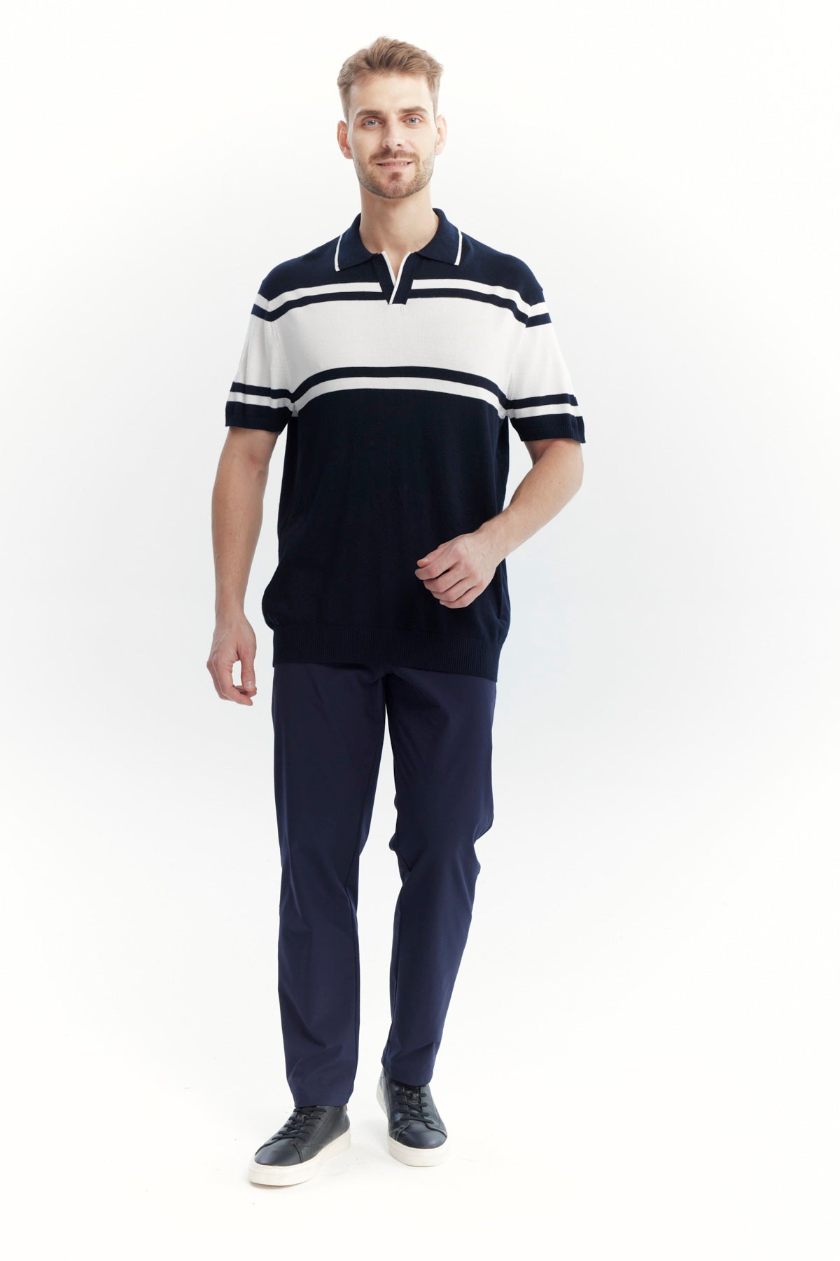Sweater Hombre Casual Azul Marino
