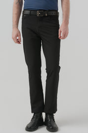 Pantalón Hombre Calce Recto Negro