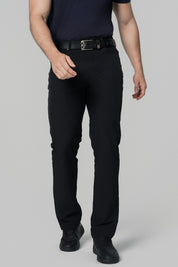Pantalón Hombre Calce Recto Negro