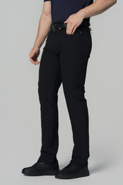Pantalón Hombre Calce Recto Negro
