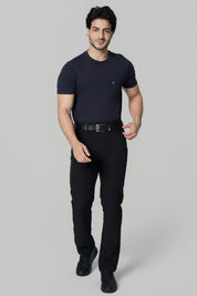 Pantalón Hombre Calce Recto Negro