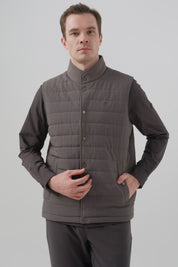 Parka Hombre Regular Gris
