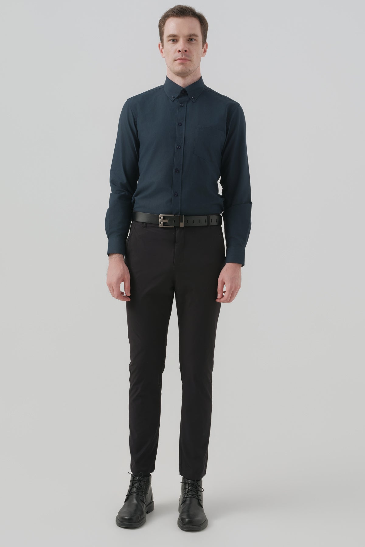 Pantalón Clásico Hombre Negro