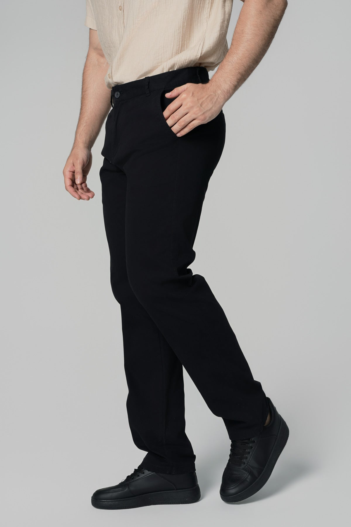 Pantalón Clásico Hombre Negro