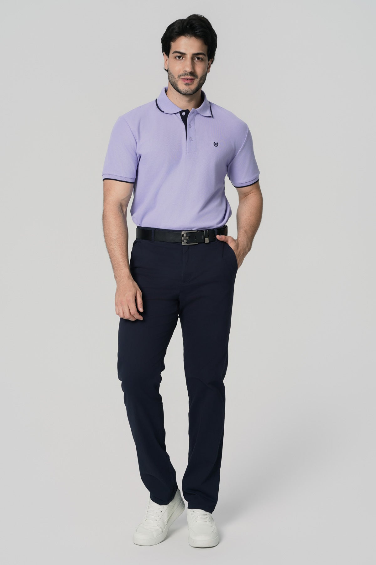 Pantalón Clásico Hombre Azul Marino