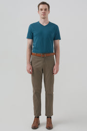 Pantalón Clásico Hombre Kaki
