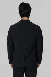 Blazer Regular Hombre Negro