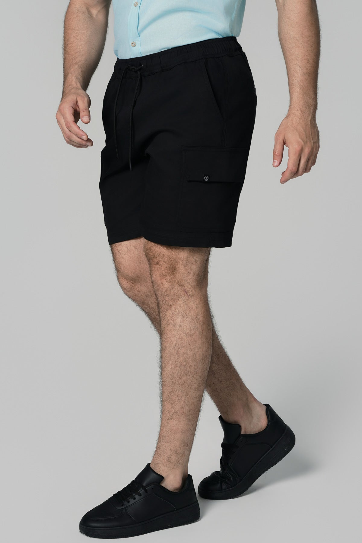 Bermuda Normal Hombre Negro