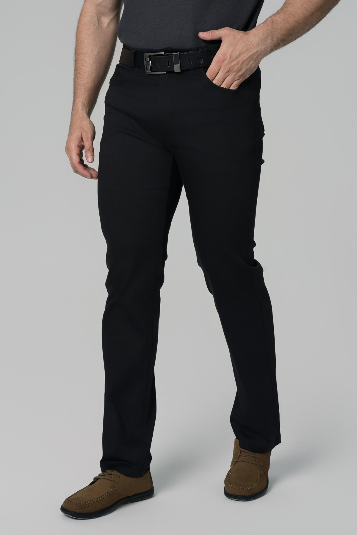 Pantalón Clásico Hombre Negro
