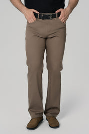 Pantalón Clásico Hombre Café