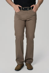 Pantalón Clásico Hombre Café