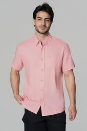 Camisa Regular Hombre Rosado