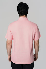 Camisa Regular Hombre Rosado