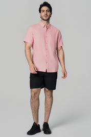 Camisa Regular Hombre Rosado