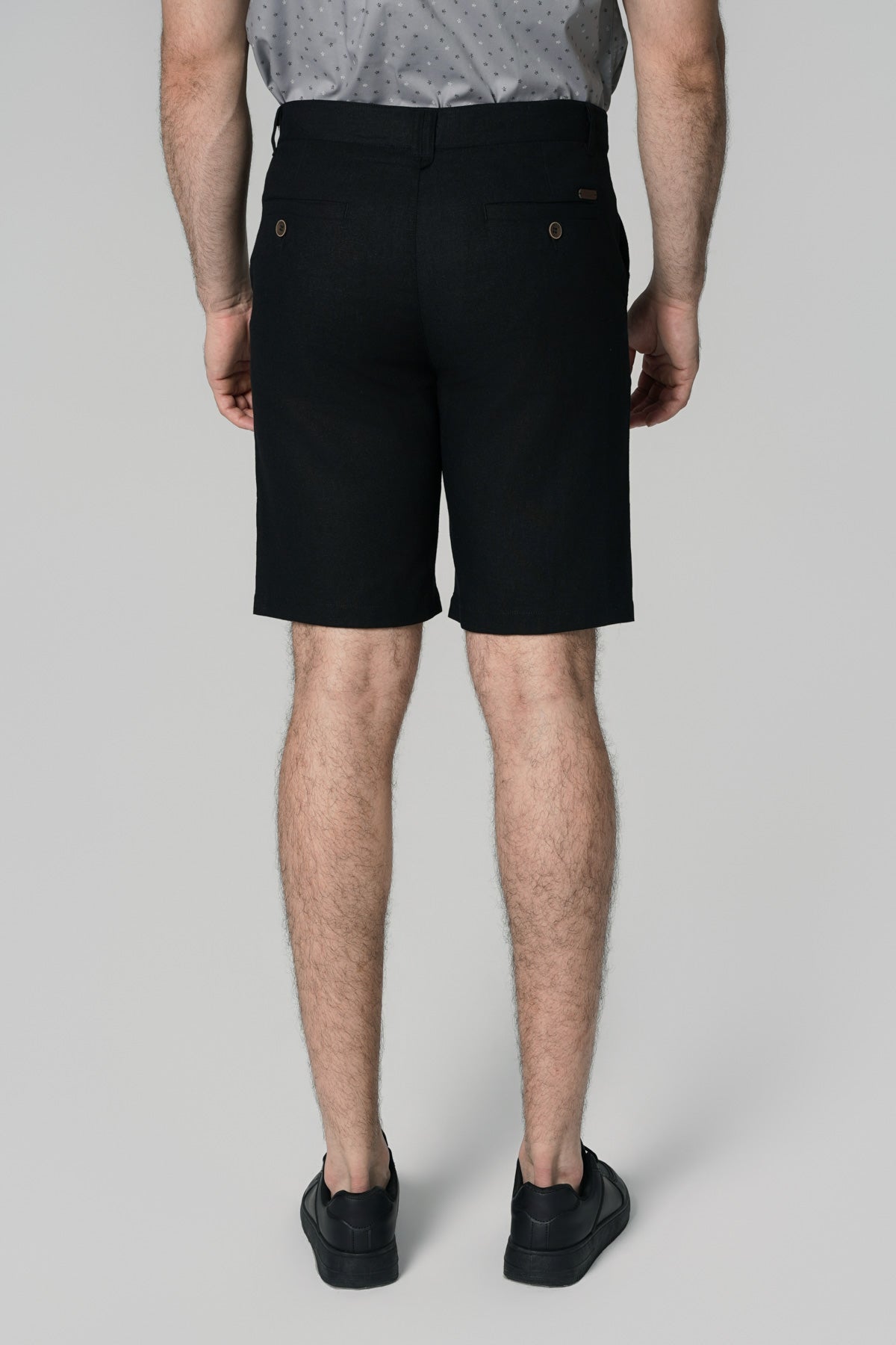 Bermuda Normal Hombre Negro