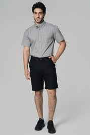 Bermuda Normal Hombre Negro