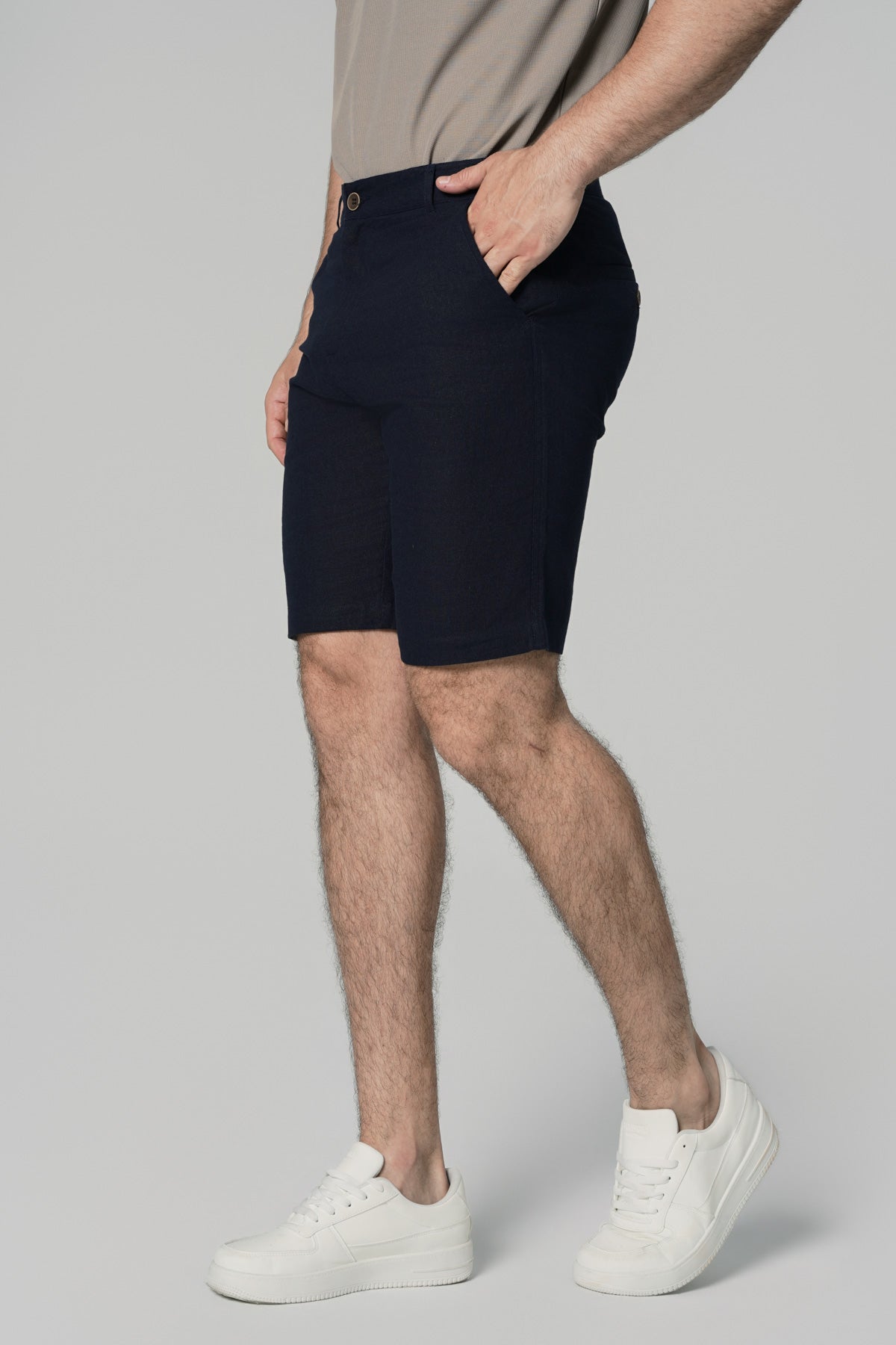 Bermuda Normal Hombre Azul Marino