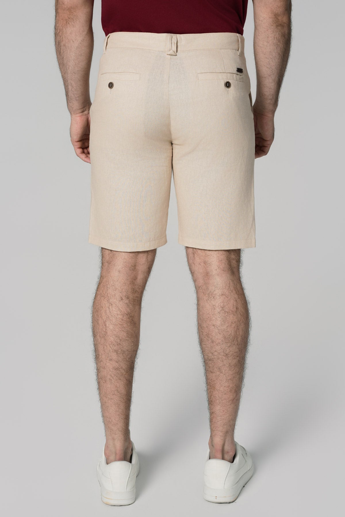Bermuda Normal Hombre Beige