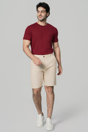Bermuda Normal Hombre Beige