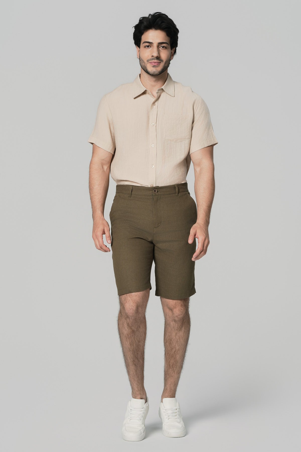 Bermuda Normal Hombre Verde
