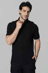 Camisa Regular Hombre Negro
