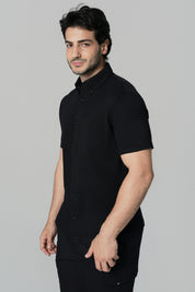 Camisa Regular Hombre Negro
